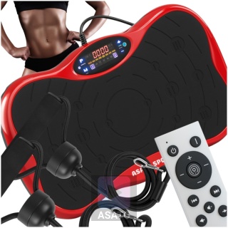 Platforma Wibracyjna z Linkami Oporowymi Bluetooth Pilot 99 Poziomów Trening Całego Ciała ASATO®
