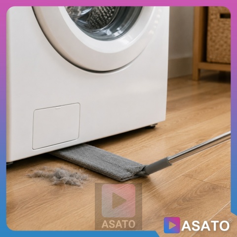 Szczotka do Kurzu Teleskopowa 240 cm Zestaw 5w1 z Wymiennymi Końcówkami