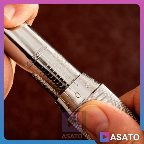Klucz Dynamometryczny do Kół ASATO® 1/2" 28-210Nm 3 Nasadki Przedłużka Walizka Blokada Momentu ASATO®