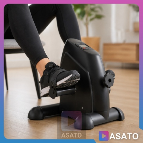 Rotor Rowerek Rehabilitacyjny 2w1 Mechaniczny do Ćwiczeń Rąk i Nóg z Wyświetlaczem LCD Dla Seniora Do Rehabilitacji ASATO®
